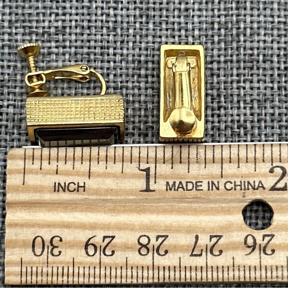 Rare vintage Givenchy earrings clip on #93 - Picture 3 of 8